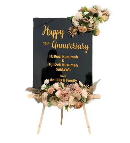 Papan Bunga Akrilik Longkeyang